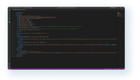 Run the Oracle integration configuration file