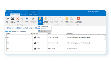 Use aqua test variables in JMeter